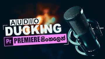 How to Mixing Dialogue & Music using ducking in Adobe Premiere Pro in Sinhala