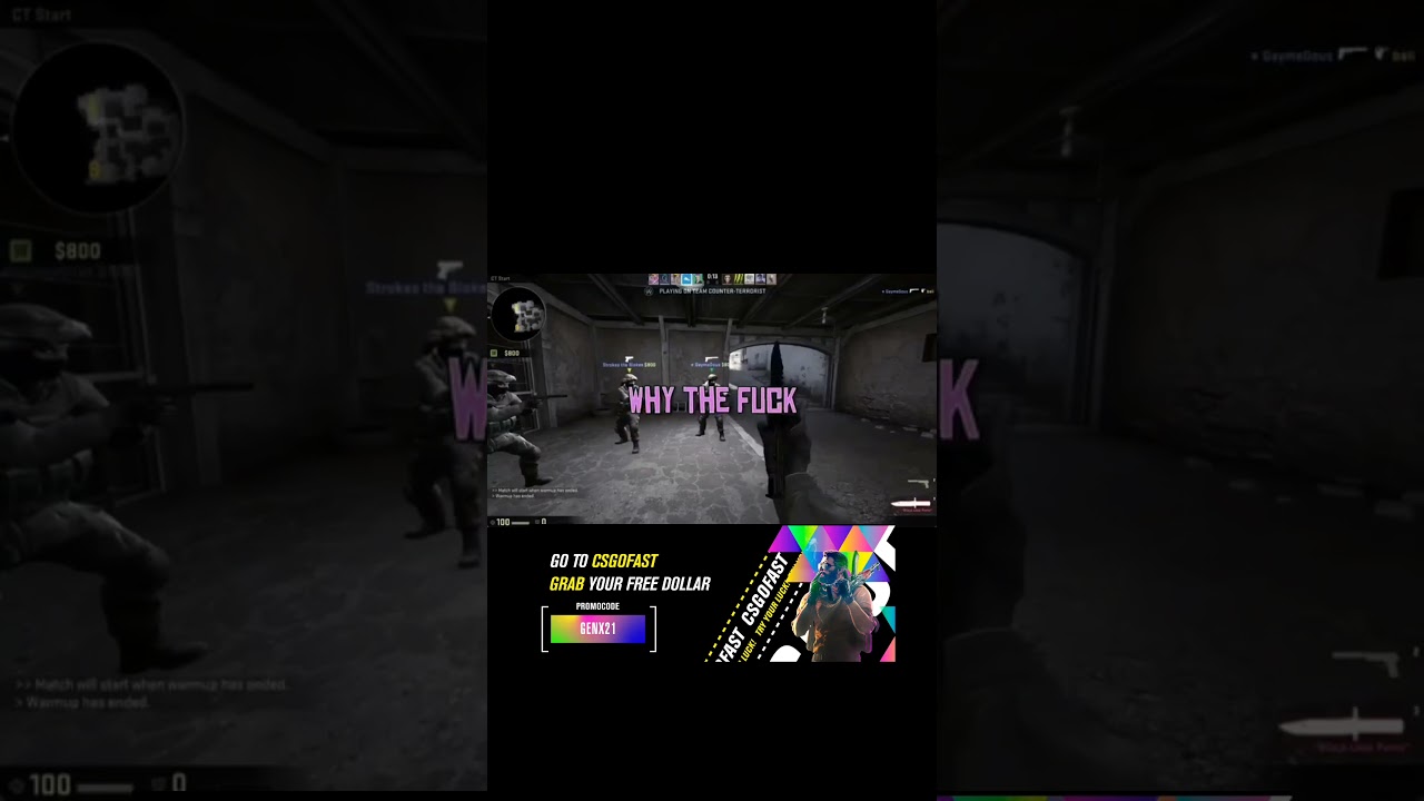 When women play CSGO. Get your free dollar now on csgofast. Code:Genx21