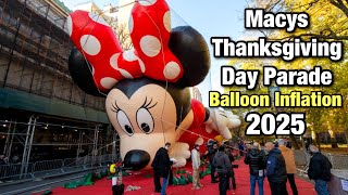 New York City Live 99Th Annual Macys Thanksgiving Day Parade Balloon Inflation 2025