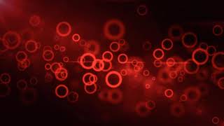 Screensaver || Red Circle Line Particle Blinking Background Animation Seamless Loop || Royalty Free.
