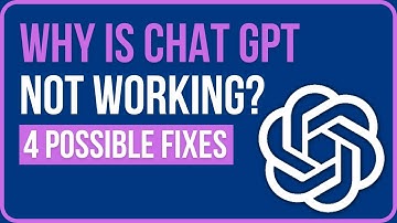 CHATGPT NOT WORKING (Step-by-Step) | Why is Chat GPT Not Working?