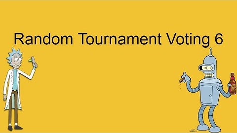 Random Tournament Voting 6