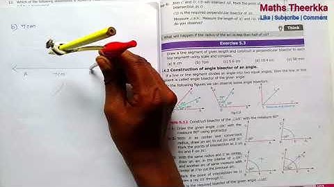 7th standard maths term 1 | Chapter 5  Geometry | Exercise 5.3