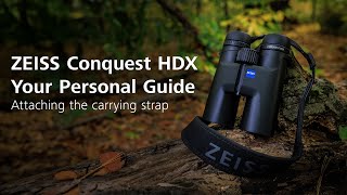 Conquest HDX Guide: How to attach your carrying strap