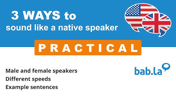 PRACTICAL pronunciation | Improve your language with bab.la