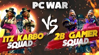 2B Gamer Squad❤ VS Itz Kabbo Squad😂| Clash Squad Funny 4 VS 4 Fight😂| PC VS PC | গর্জে ওঠো বাংলাদেশ🔥