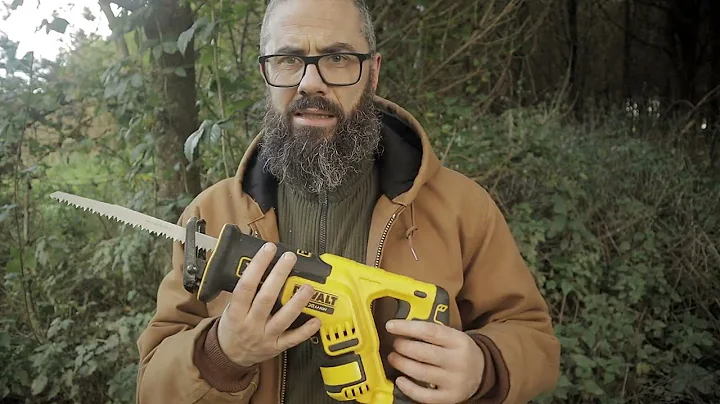 Using a Reciprocating Saw to Cut Tree Branches - De Walt 18V XR Brushless Reciprocating Saw