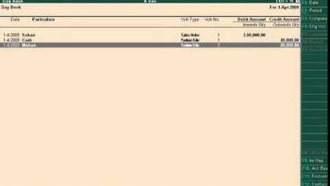 Tally.ERP 9 ( Part 18 ) - Delete the Purchase and Sale orders 2014