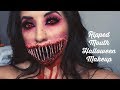 Ripped Mouth Halloween Makeup