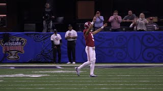 Bryce Young walks off the field for the last time as Alabama quarterback