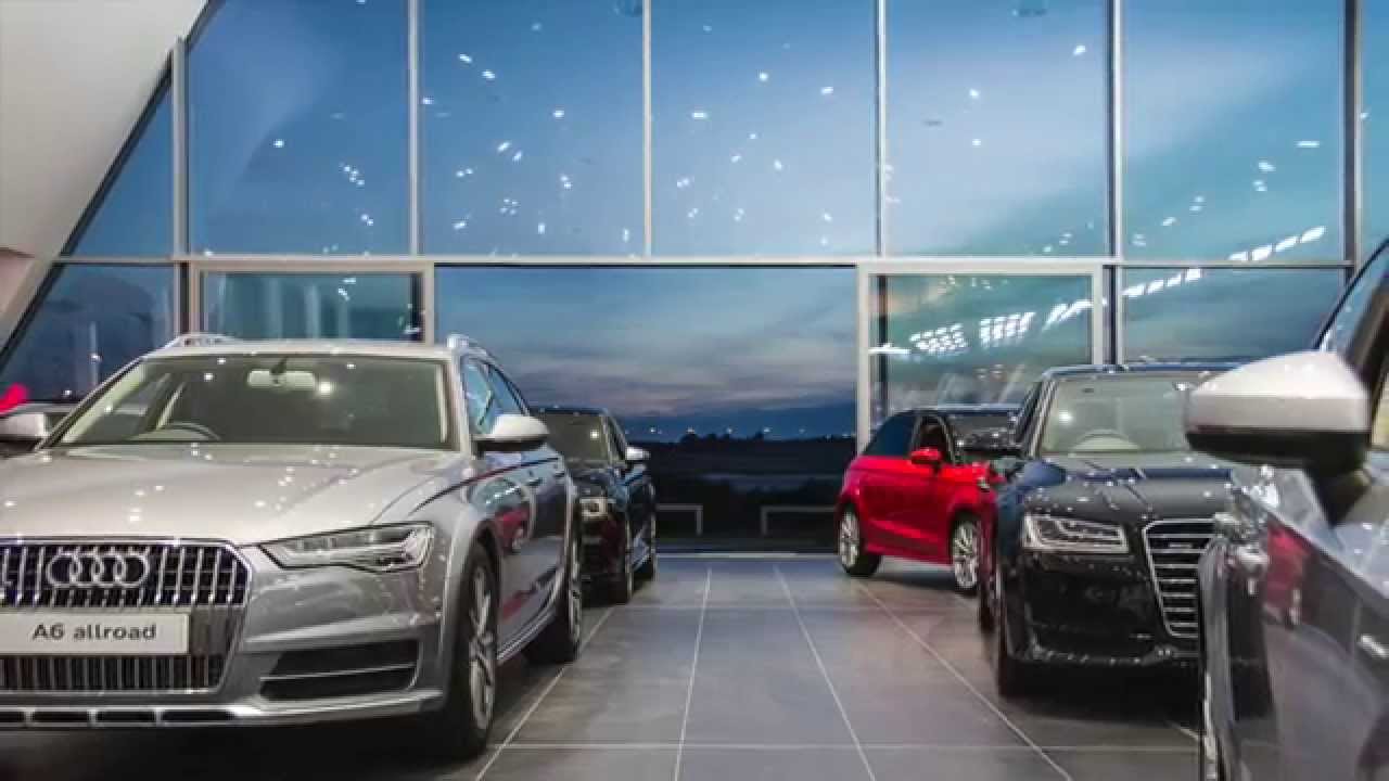 The new Audi Centre at Balmoral Park, Aberdeen.