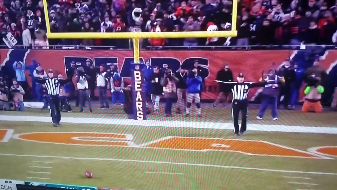 Bears Mascot Falls Over At End Of Wildcard Game Youtube