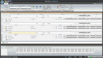 Working with racks and effects in Cantabile Lite