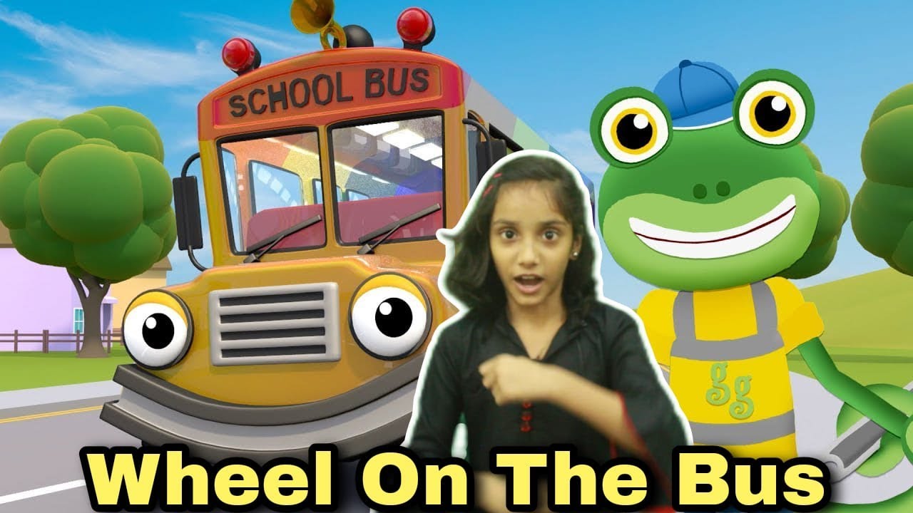 Wheels On The Bus Nursery Rhymes & Kids Songs With Actions Popular