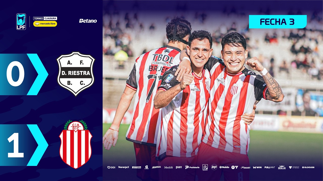RIESTRA 0 - 1 BARRACAS CENTRAL | Resumen del partido | #TorneoMercadoLibre Clausura 2026 🏆