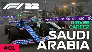 A DRAMATIC ENDING TO OUR FIRST RACE! - Saudi Arabia - F1 22 Driver Career Mode