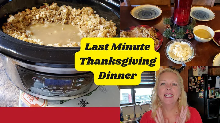 This Is A Last Minute Thanksgiving Dinner Idea You MUST Try! And it is all made in SLOW COOKER