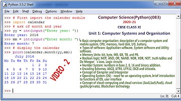 Computer systems and organisation | Unit 1 | Class 11 | 2020-21 | video-2