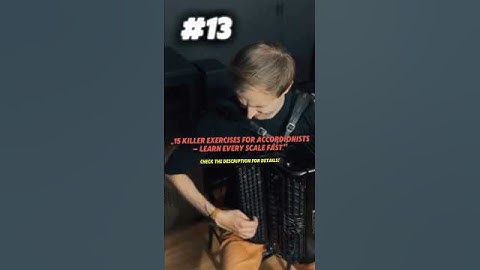 #13/15 Killer Exercise for Accordionists - Turn Into Jazz Improvisation #jazzaccordion  #accordion