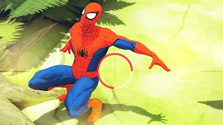 Супергерои КРЕЙВЕН И ОХОТА НА ПАУКА Володя играет в Человек Паук Разбитые Миры Spider Man Shattered Dimensions