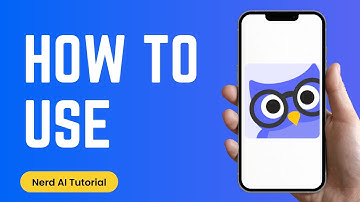 How To Use Nerd AI App