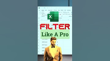 Excel Filter Trick 🟢 Use Slicer & Column Count Like a Pro! #excel #exceltricks