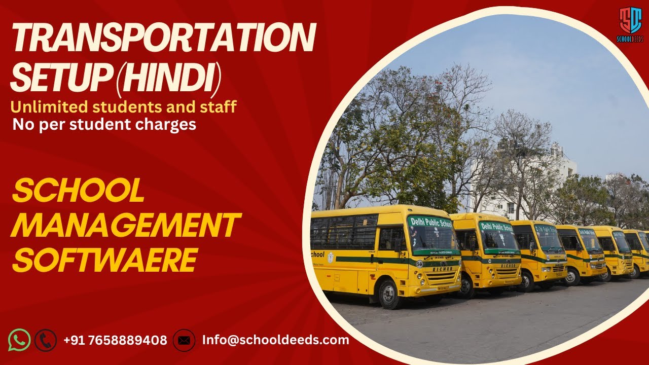 Transportation Active/Inactive From Fees Collection User (Hindi) || SchoolDeeds ||