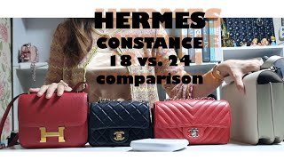 Which Size Hermès Constance is Better? 18 vs 24 - Glam & Glitter