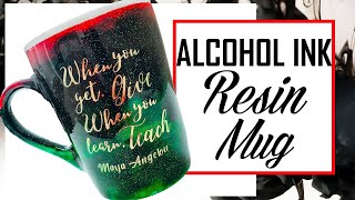 DIY How To Make Alcohol Ink Resin Mug
