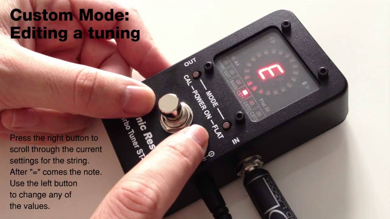 Sonic Research Turbo Tuner ST-200 Effect Pedal Demo