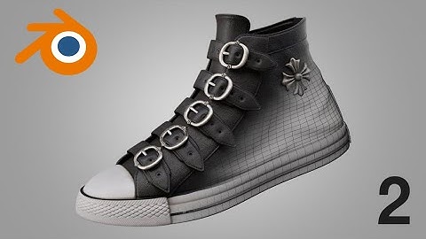 Converse Sneaker Modeling in Blender Full Tutorial | Part 2