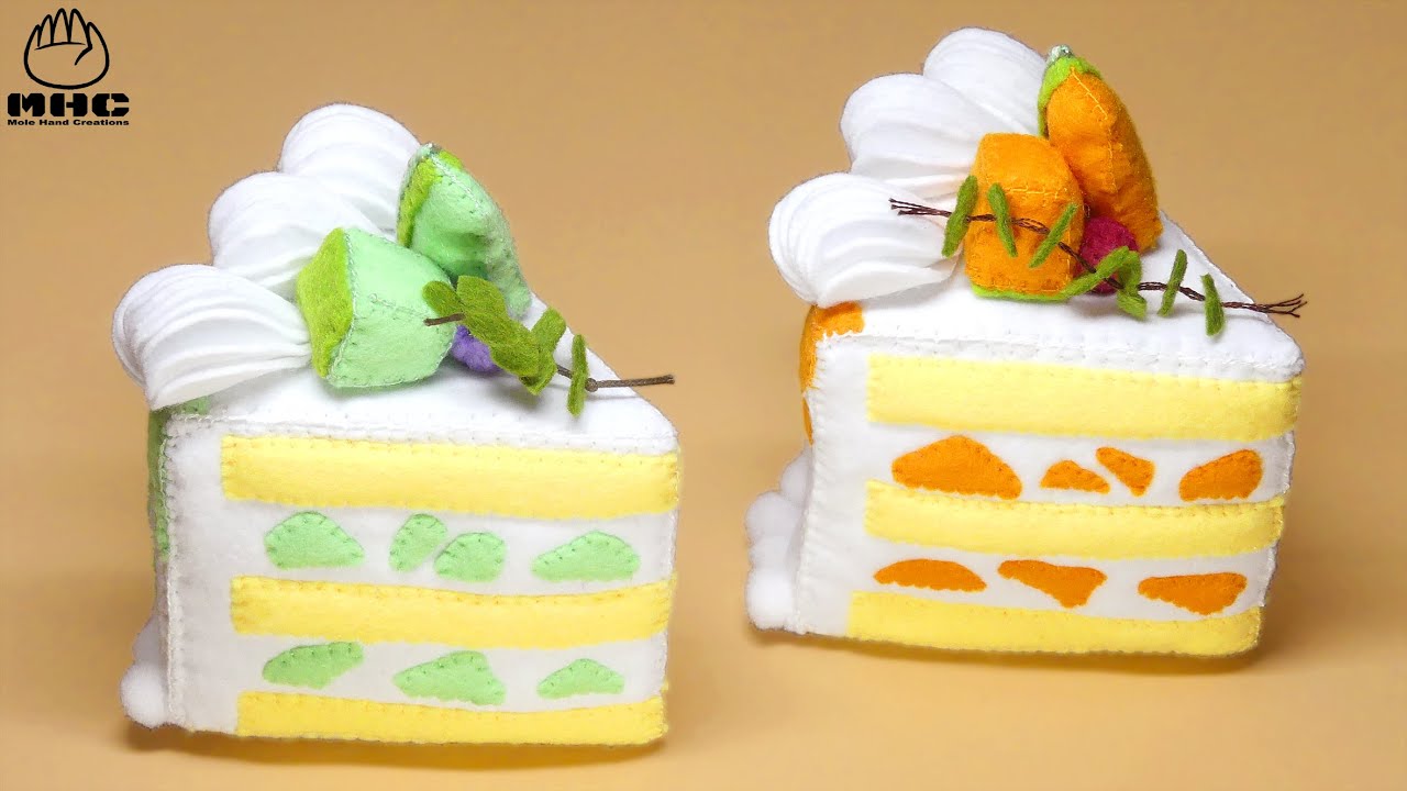 フェルトのふにゃふにゃアニメ「メロンのショートケーキ」【Felt