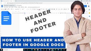 How to use header and footer in google docs | google docs headers and footers