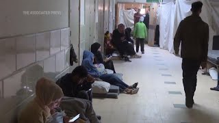 Dozens live in packed corridors of European hospital in Gaza's Khan Younis