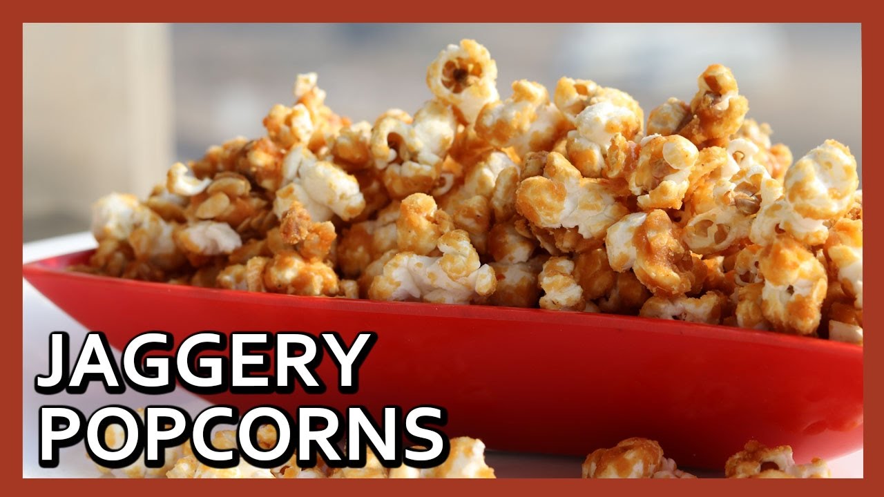 Jaggery Flavoured Popcorn | Easy Homemade Popcorns Recipe | Healthy Kadai