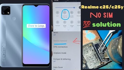 #Realme c25y #RMX3263 no sim card issue❌ ,, no SIM card detect 💯 done 💯 solved