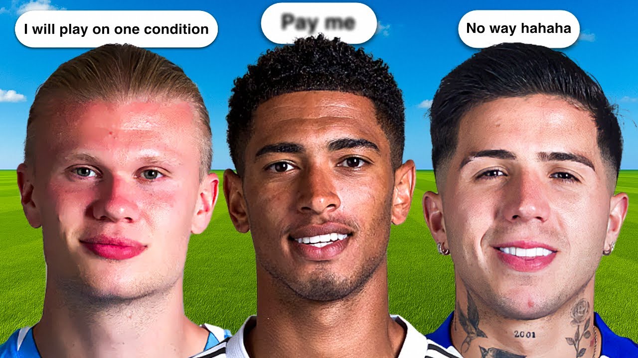 I asked 100 Football Players to play FIFA with me... (it worked)