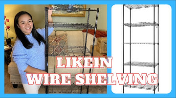 LIKEIN 5 TIER WIRE SHELVING | UNBOXING AND REVIEW | HOW TO ASSEMBLE WIRE SHELVING |Avie  Life in USA
