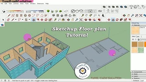 #Sketch Up Simple Floor Plan | Tutorial |
