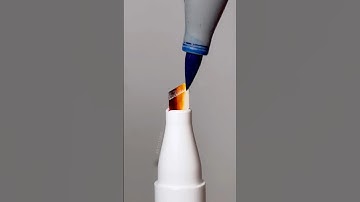 Alcohol Marker with Primary Colors! 🎨✨😍 It Looks Like a Rainbow! 🌈  #viralart #art #artistomg