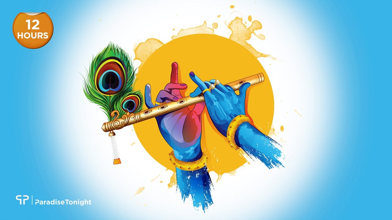 [12 Hours] Indian Flute Music for Meditation &amp; Yoga | Krishna's Flute ...