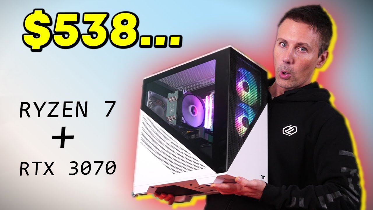 Here's a $550 GAMING PC with an RTX 3070 AND a Ryzen 7! 
