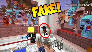 MINECRAFT TROLLING WHOLE SERVER WITH FAKE HACKER!!