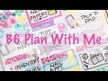 B6 Plan With Me / Sew Much Crafting Inserts / Feat Soda Pop Studio