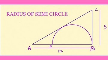 Radius of semicircle Inscribed in Right Angled Triangle l NTSE l Olympiad l X l IX Class Foundation