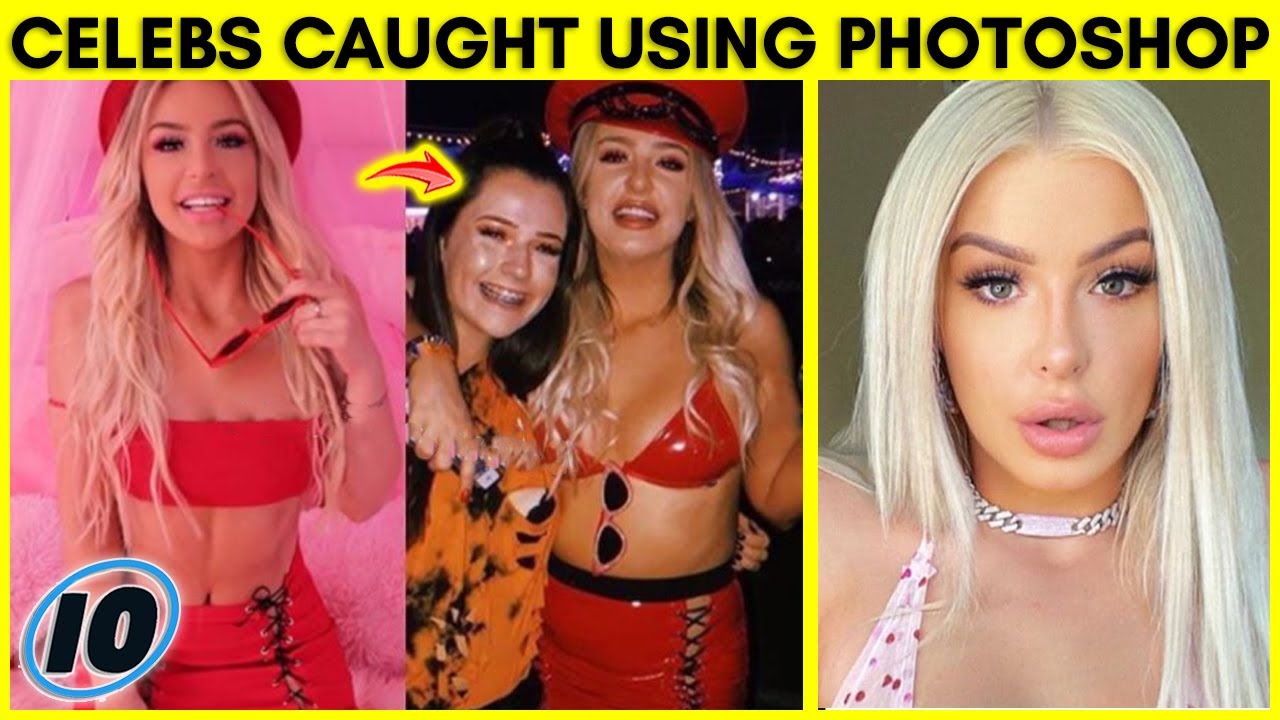 Top 10 Celebrities Caught Using Photoshop