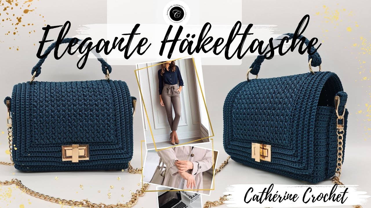 Elegante Häkel Tasche
