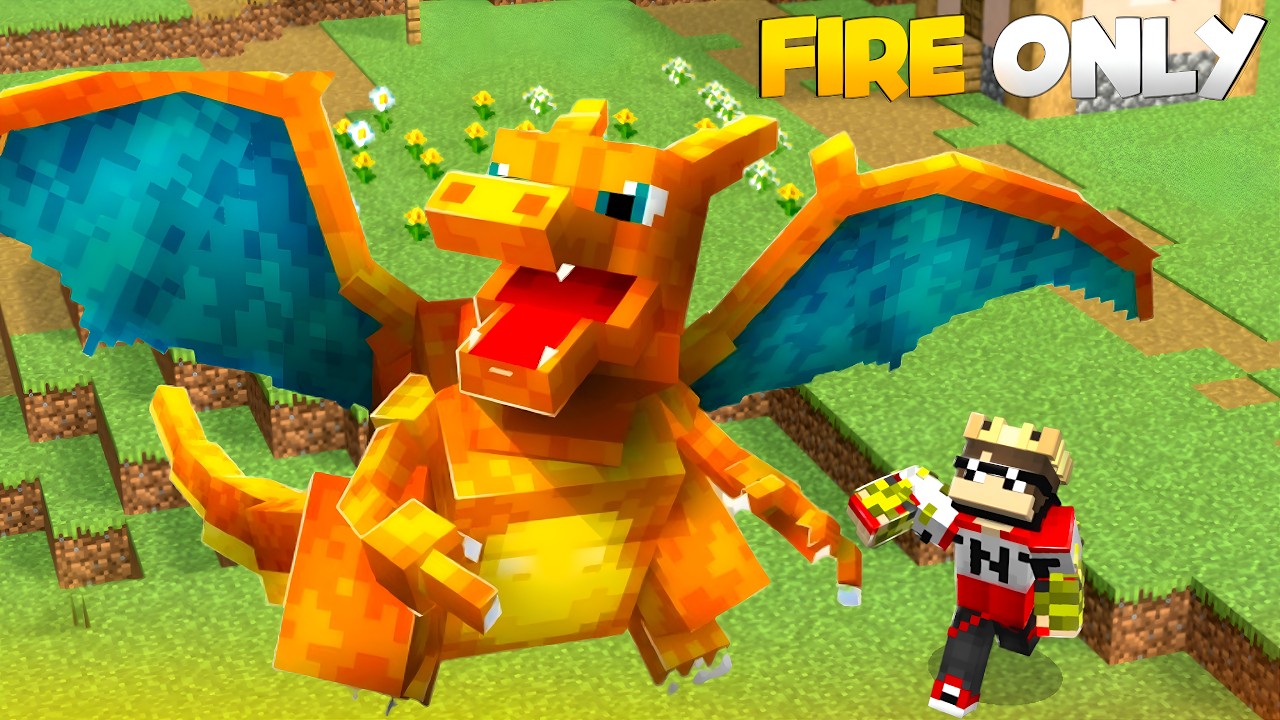 USE ONLY FIRE TYPE POKEMON IN COBBLEMON