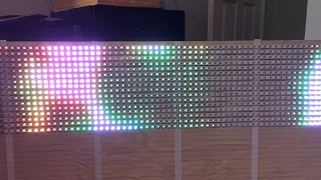 16 WS2812B LED strips @ 60 LEDS a strip playing clouds demo