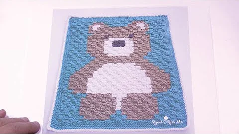 Easy C2C Crochet Teddy Bear Pattern!